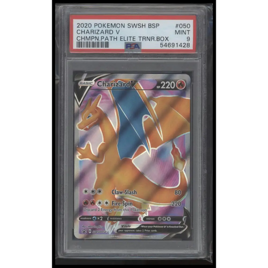2020 Pokemon Swsh Black Star Promo #050 Charizard V Chmpn.Path PSA 9