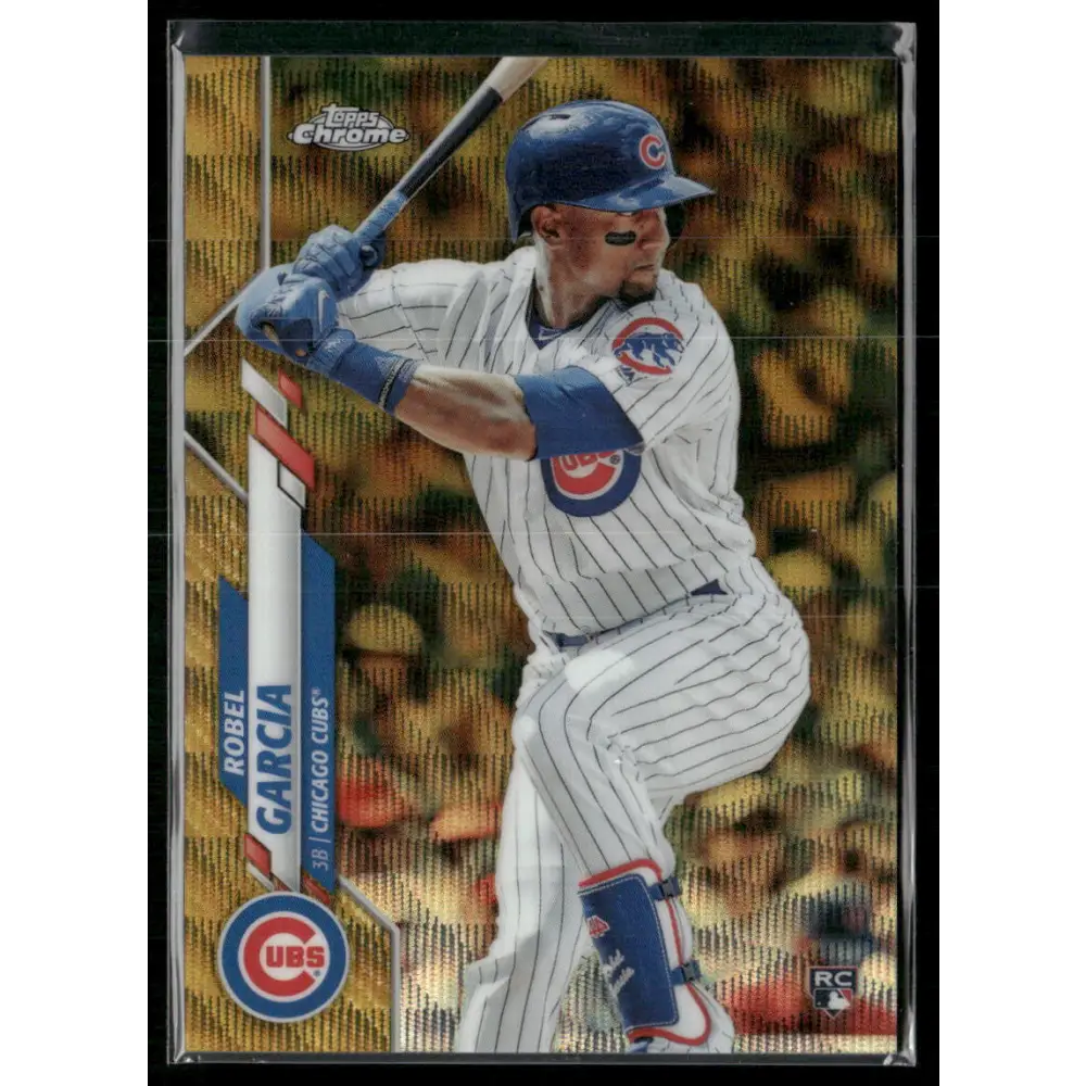 2020 Topps Chrome #181 Robel Garcia Gold Refractor #/50