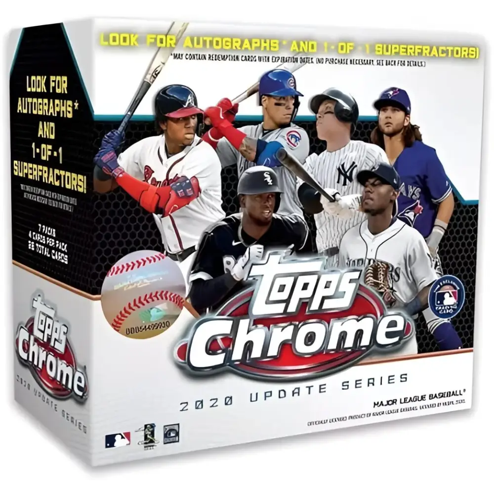 2020 Topps Chrome Update Series Baseball Mega box