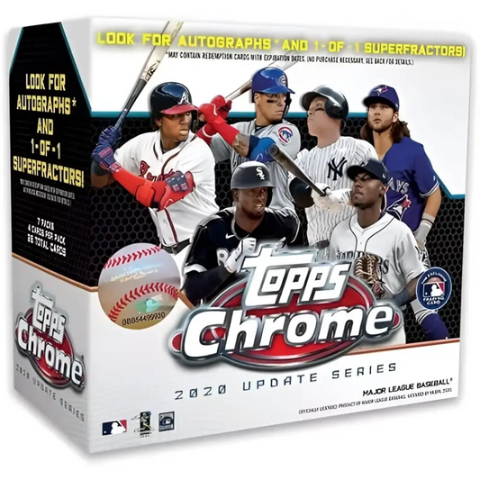 2020 Topps Chrome Update Series Baseball Mega box