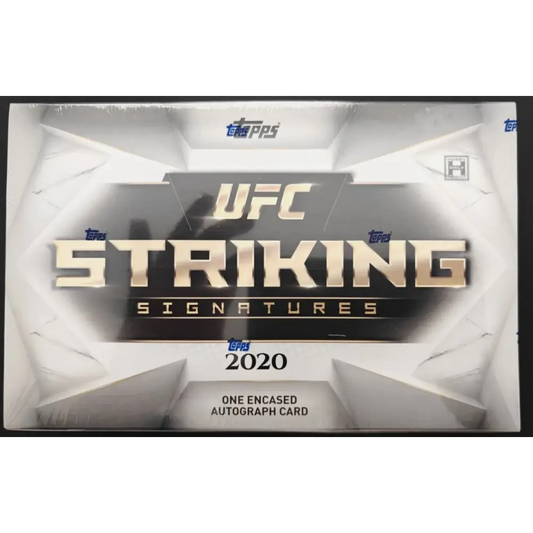 2020 Topps UFC Striking Signatures Hobby Box