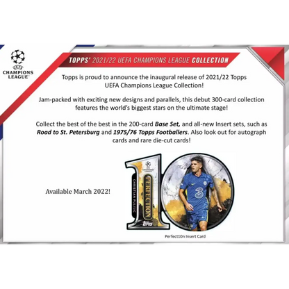 2021/22 Topps UEFA Champions League Collection Soccer Hobby Box