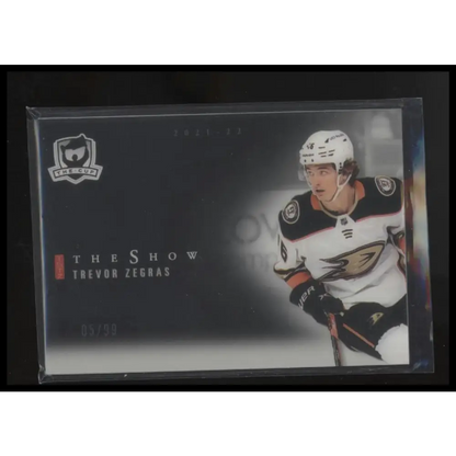 2021-22 Upper Deck The Cup #SB-31 Trevor Zegras The Show Black #/99