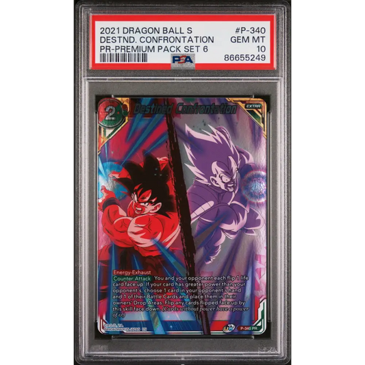2021 DRAGON BALL SUPER DESTND. CONFRONTATION #P-340 - PSA 10 - Graded DBZ PSA 10