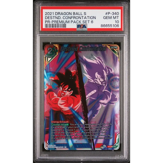2021 DRAGON BALL SUPER DESTND. CONFRONTATION #P-340 - PSA 10 - Graded DBZ PSA 10