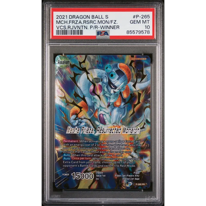 2021 DRAGON BALL SUPER UNISON WARRIOR MCH FRIEZA RSC MNRCH #P-265 - PSA 10 - Graded DBZ PSA 10