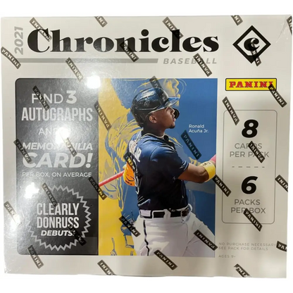 2021 Panini Chronicles Baseball Hobby Box
