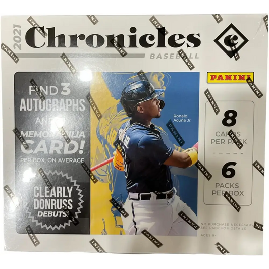 2021 Panini Chronicles Baseball Hobby Box