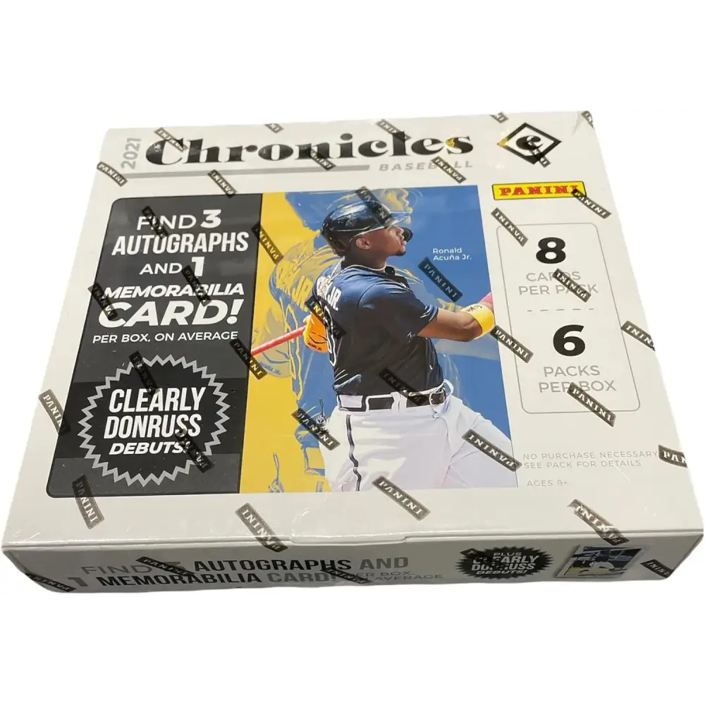 2021 Panini Chronicles Baseball Hobby Box