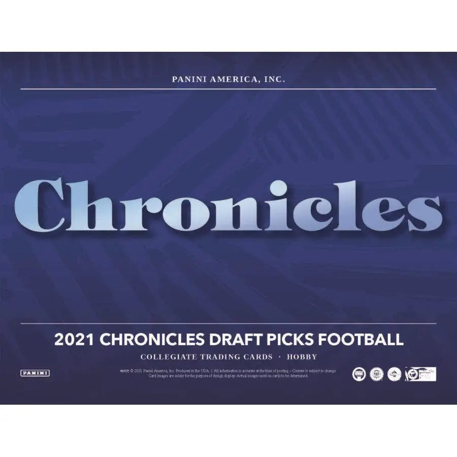 2021 Panini Chronicles Draft Picks Collegiate Football Hobby box