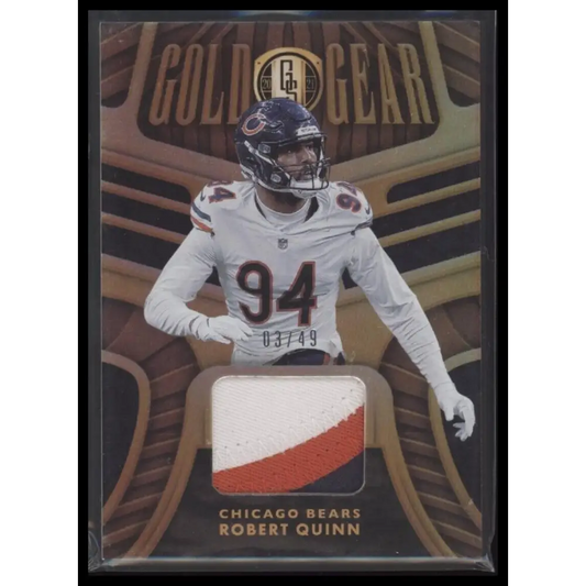 2021 Panini Gold Standard #GG-RQ Robert Quinn Gold Gear Prime #/49