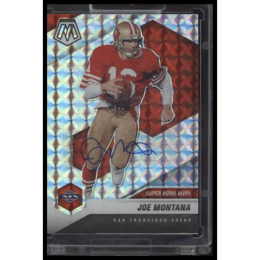 2021 Panini Mosaic #292 Joe Montana Prizm - Certified Auto