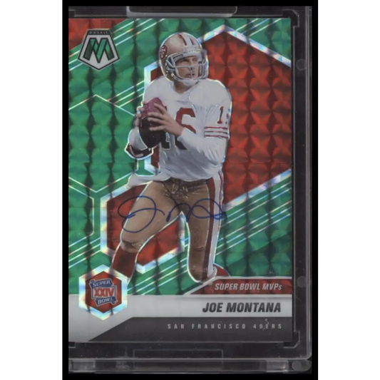 2021 Panini Mosaic #293 Joe Montana Choice Prizm - Certified Auto