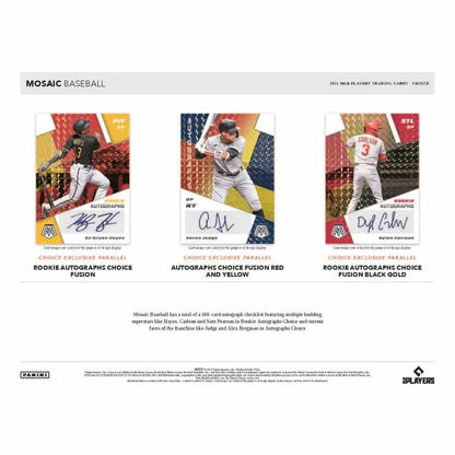 2021 Panini Mosaic Baseball Hobby box