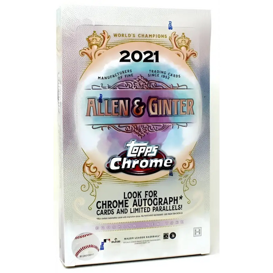 2021 Topps Allen & Ginter Chrome Baseball Hobby Box