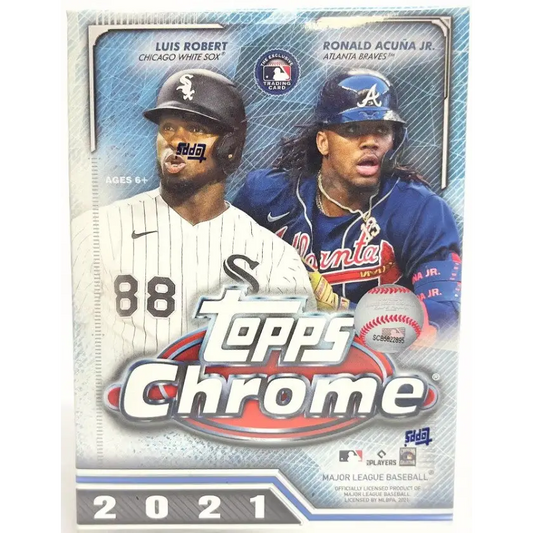 2021 Topps Chrome Baseball 8-Pack Blaster Box