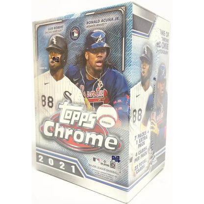 2021 Topps Chrome Baseball 8-Pack Blaster Box