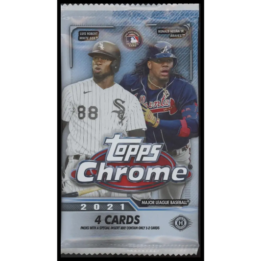2021 Topps Chrome Baseball Hobby Box SINGLE PACK