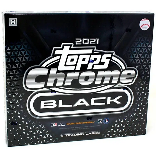 2021 Topps Chrome Black Baseball Hobby Box