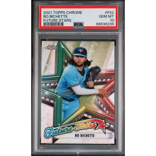 2021 TOPPS CHROME FUTURE STARS BO BICHETTE #FS2 - PSA 10 - Graded Sports Cards PSA 10
