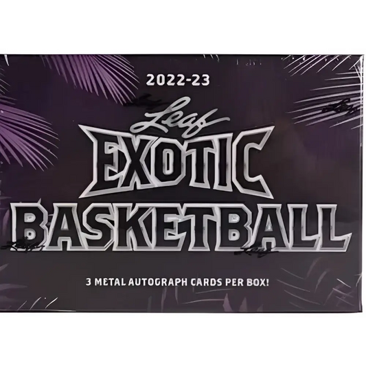 2022-23 Leaf Exotic Basketball Hobby Box