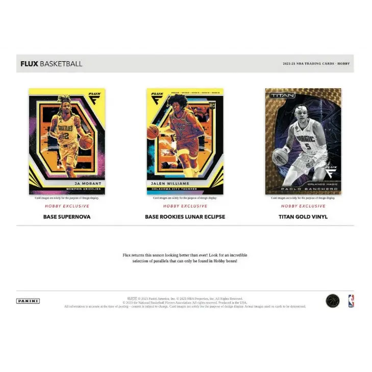 2022-23 Panini Flux Basketball Hobby Box