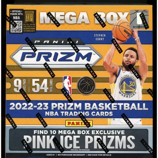 2022/23 Panini Prizm Basketball Mega Box Pink Ice