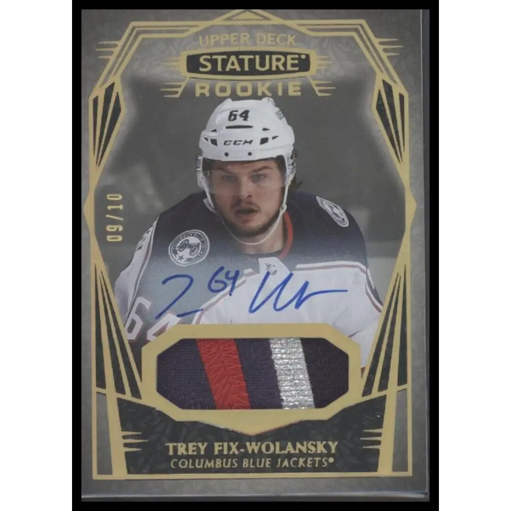 2022-23 Stature #168 Trey Fix-Wolansky Auto Patch Design-Photo Variant #/10