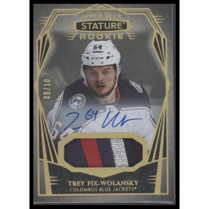 2022-23 Stature #168 Trey Fix-Wolansky Auto Patch Design-Photo Variant #/10