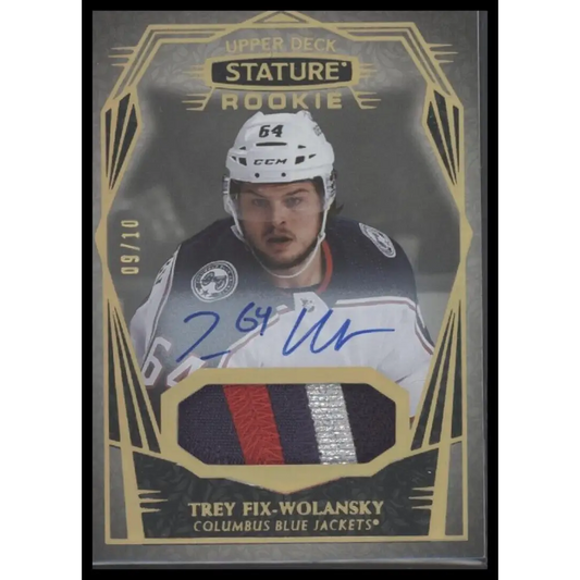 2022-23 Stature #168 Trey Fix-Wolansky Auto Patch Design-Photo Variant #/10