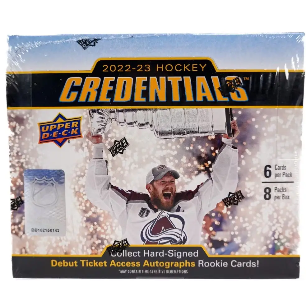 2022/23 Upper Deck Credentials Hockey Hobby Box