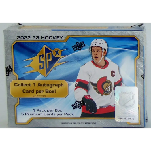 2022-23 Upper Deck SPX Hockey Hobby Box