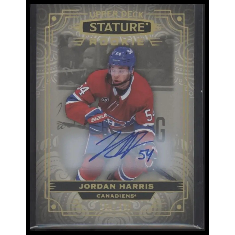 2022-23 Upper Deck Stature #157 Jordan Harris Autographs #/199
