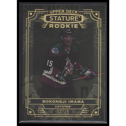 2022-23 Upper Deck Stature #200 Bokondji Imama Black #/15