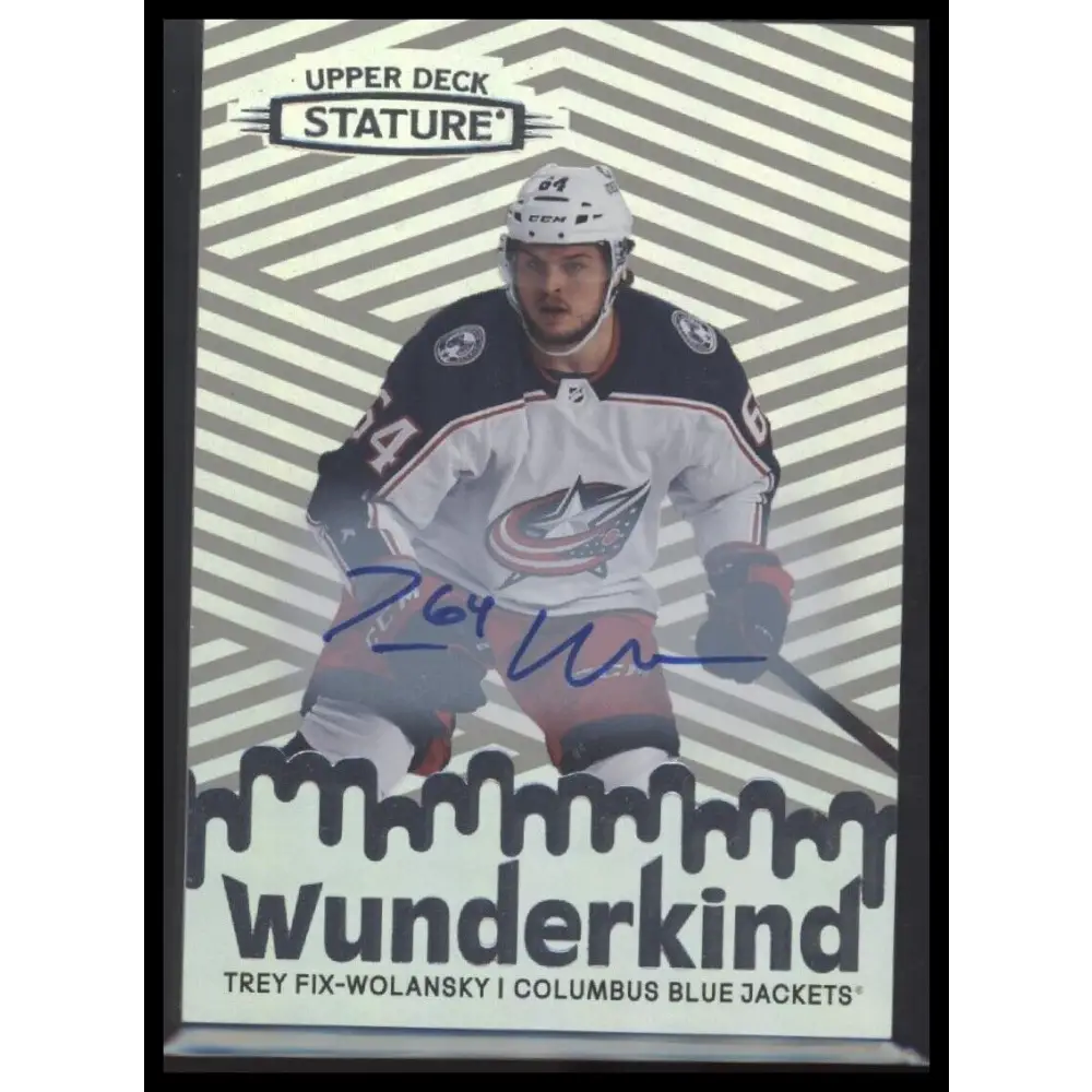 2022-23 Upper Deck Stature #W-11 Trey Fix-Wolansky Wunderkind