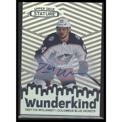 2022-23 Upper Deck Stature #W-11 Trey Fix-Wolansky Wunderkind