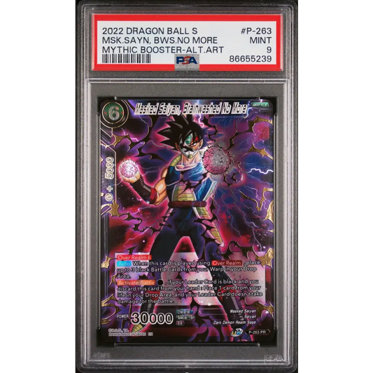 2022 DRAGON BALL SUPER MYTHIC BOOSTER MSK.SAYN BWS.NO MORE #P-263 - PSA 9 - Graded DBZ PSA 9