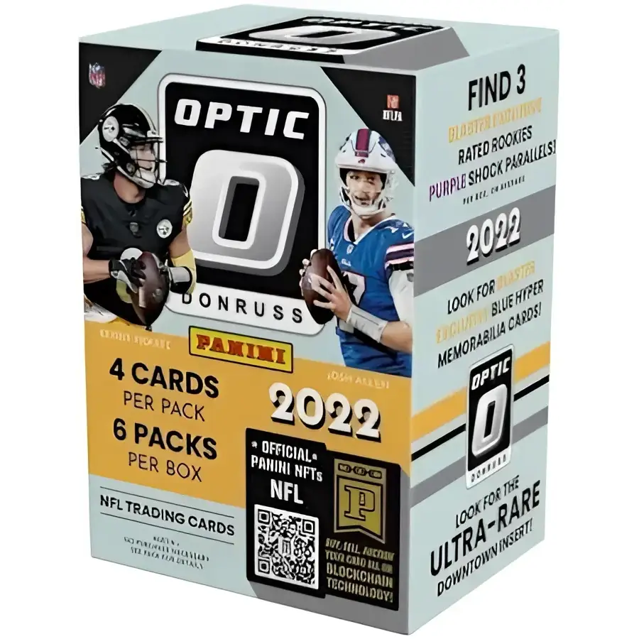 2022 Optic NFL 6-Pack Blaster Box (Purple Shock Parallels)