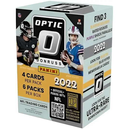 2022 Optic NFL 6-Pack Blaster Box (Purple Shock Parallels)