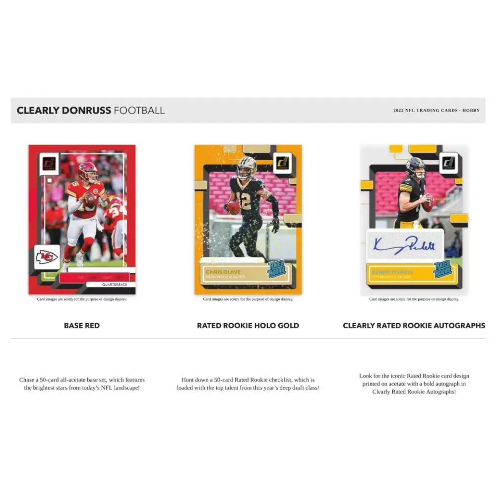 2022 Panini Clearly Donruss Football Hobby Box