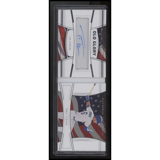 2022 Panini National Treasures #OG-TT Trea Turner Old Glory Booklet #/40