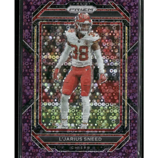 2022 Panini Prizm #146 L’Jarius Sneed No Huddle Purple #/35