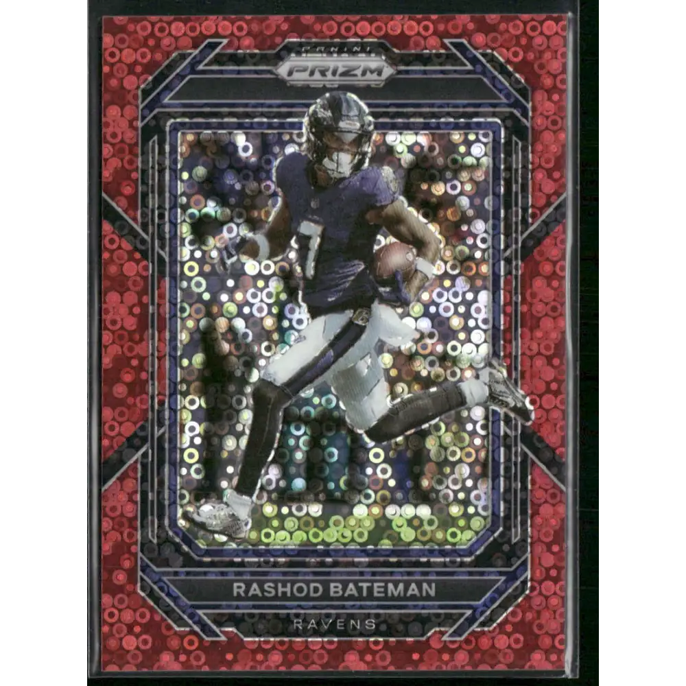 2022 Panini Prizm #21 Rashod Bateman No Huddle Red #/50
