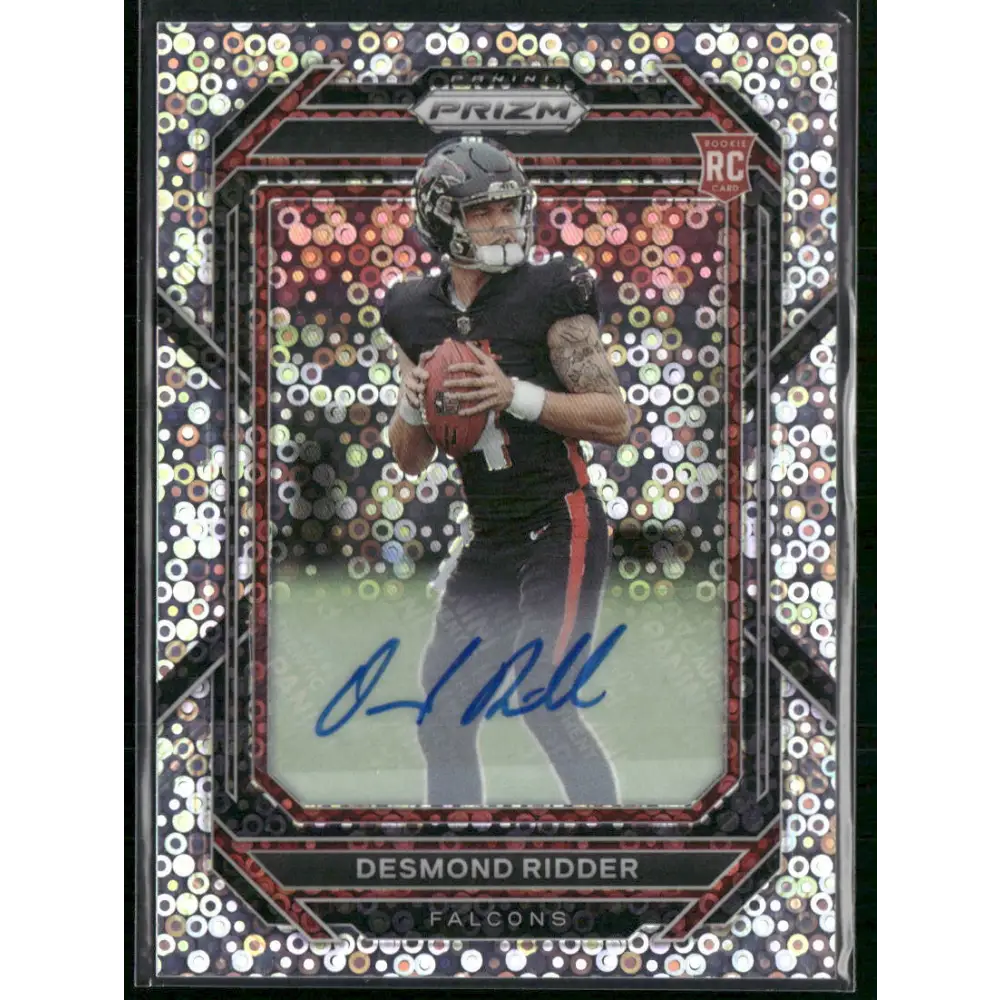2022 Panini Prizm #302 Desmond Ridder Rookie Autographs Prizm No Huddle