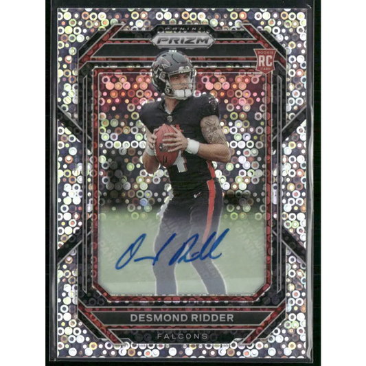 2022 Panini Prizm #302 Desmond Ridder Rookie Autographs Prizm No Huddle