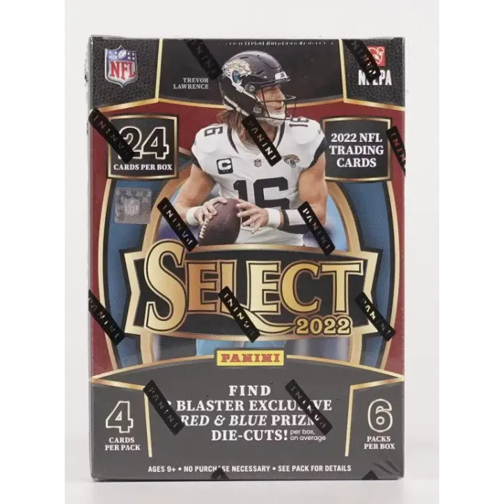 2022 Panini Select Football 6-Pack Blaster Box (Red & Blue Die-Cuts!)