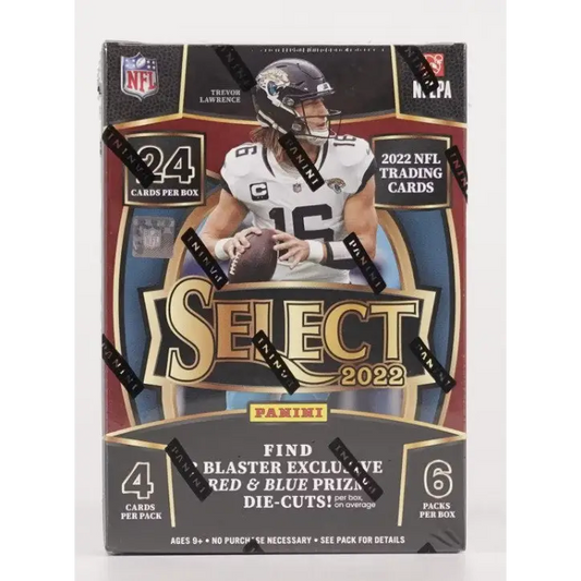 2022 Panini Select Football 6-Pack Blaster Box (Red & Blue Die-Cuts!)