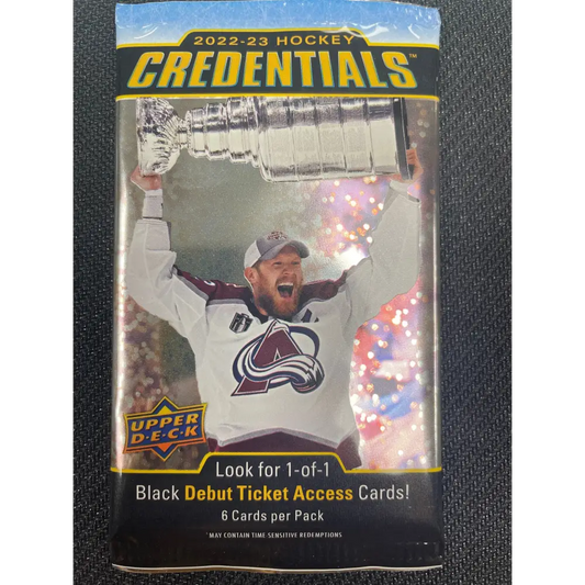 2022 Upper Deck Credentials Single Pack