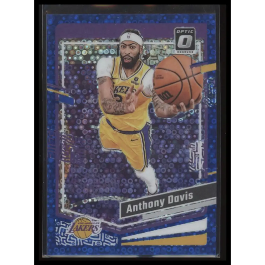 2023-24 Donruss Optic #144 Anthony Davis Fast Break Blue #/49