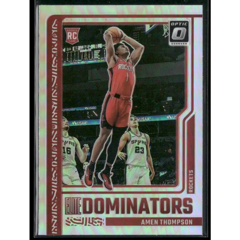 2023-24 Donruss Optic #15 Amen Thompson Elite Dominators Holo